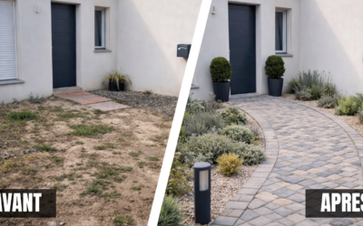 🌿 Avant / Après : Comment valoriser l’entrée d’une maison ?