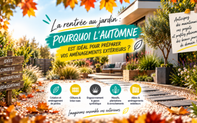 🍂 La rentrée au jardin : pourquoi l’automne est idéal pour préparer vos aménagements extérieurs ?
